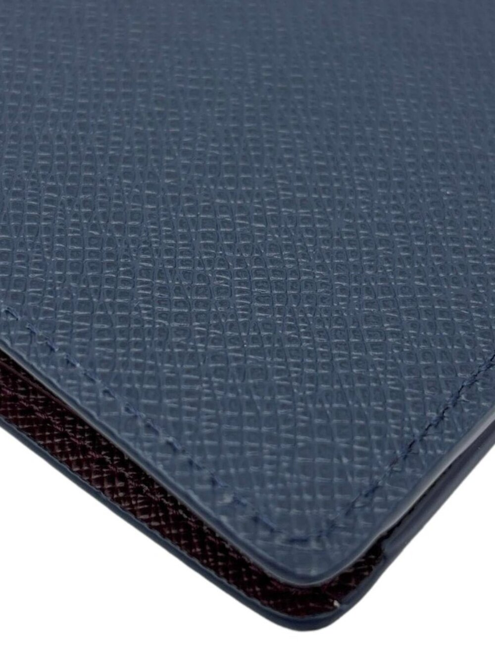 Louis Vuitton Taiga Leather Multiple Wallet Navy Blue - Picture 6 of 12